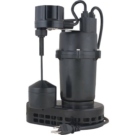 All-Source 1/2 HP 115V Submersible Sump Pump 5SPHLC